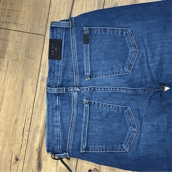 Jen7 for 7 for All Mankind Ankle Straight with Embellished rhinestone hem size 2 - Picture 6 of 9